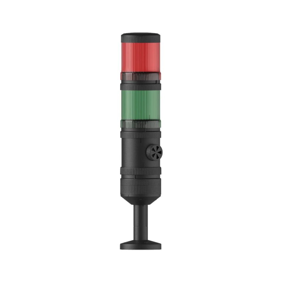 Ø70 2 KAT IŞIKLI KOLON MULTİ LED BUZZER TÜP MONTAJ MS 454.1.2.12-24VAC/DC