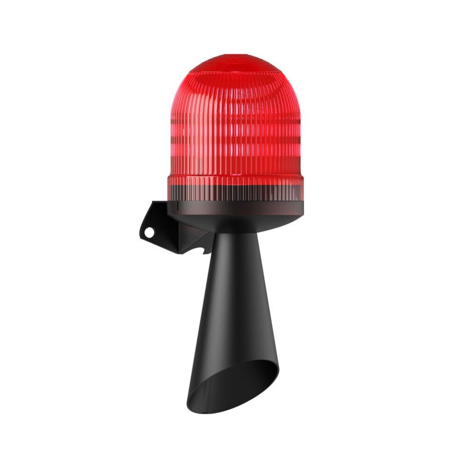 LED MULTİFONKSİYON TEK SES BORULU SİREN MS 5834.1.12-60VAC/DC