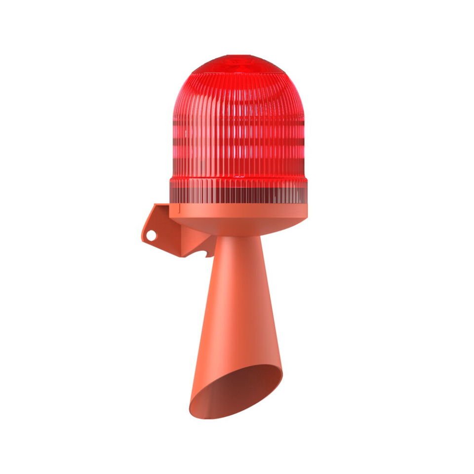 LED MULTİFONKSİYON TEK SES BORULU SİREN MS 5834.1.85-260VAC