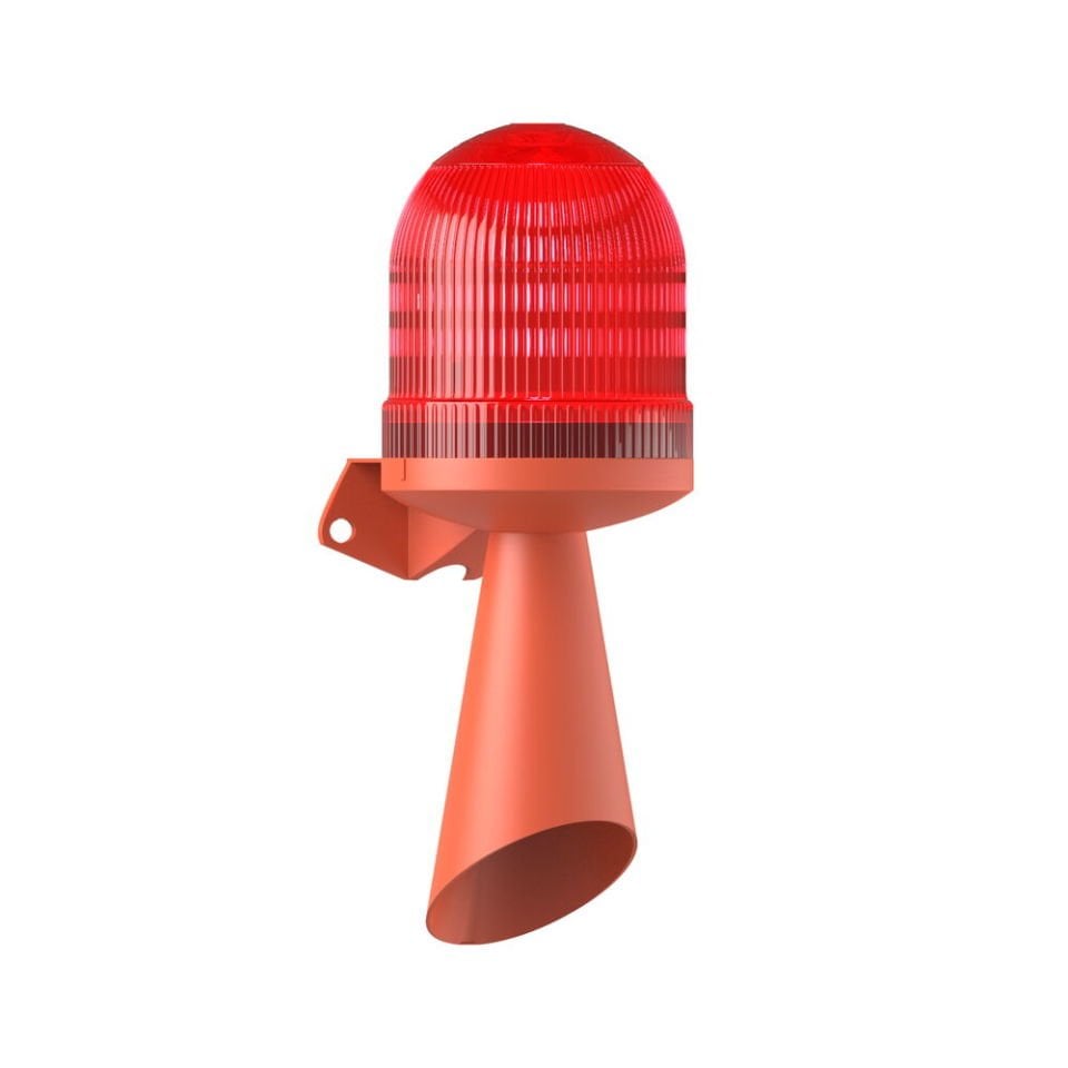 LED MULTİFONKSİYON 43 SES BORULU SİREN MS 5847.1.85-260VAC