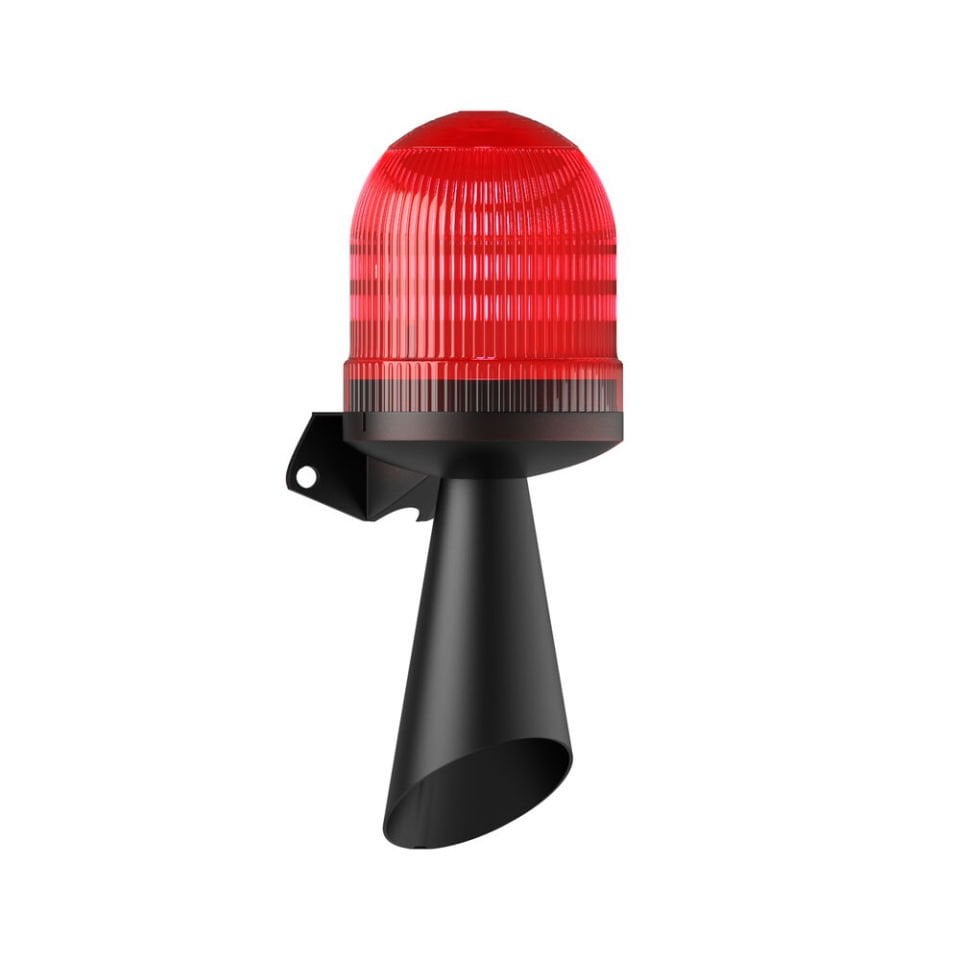 LED MULTİFONKSİYON 43 SES BORULU SİREN MS 5847.1.12-60VAC/DC