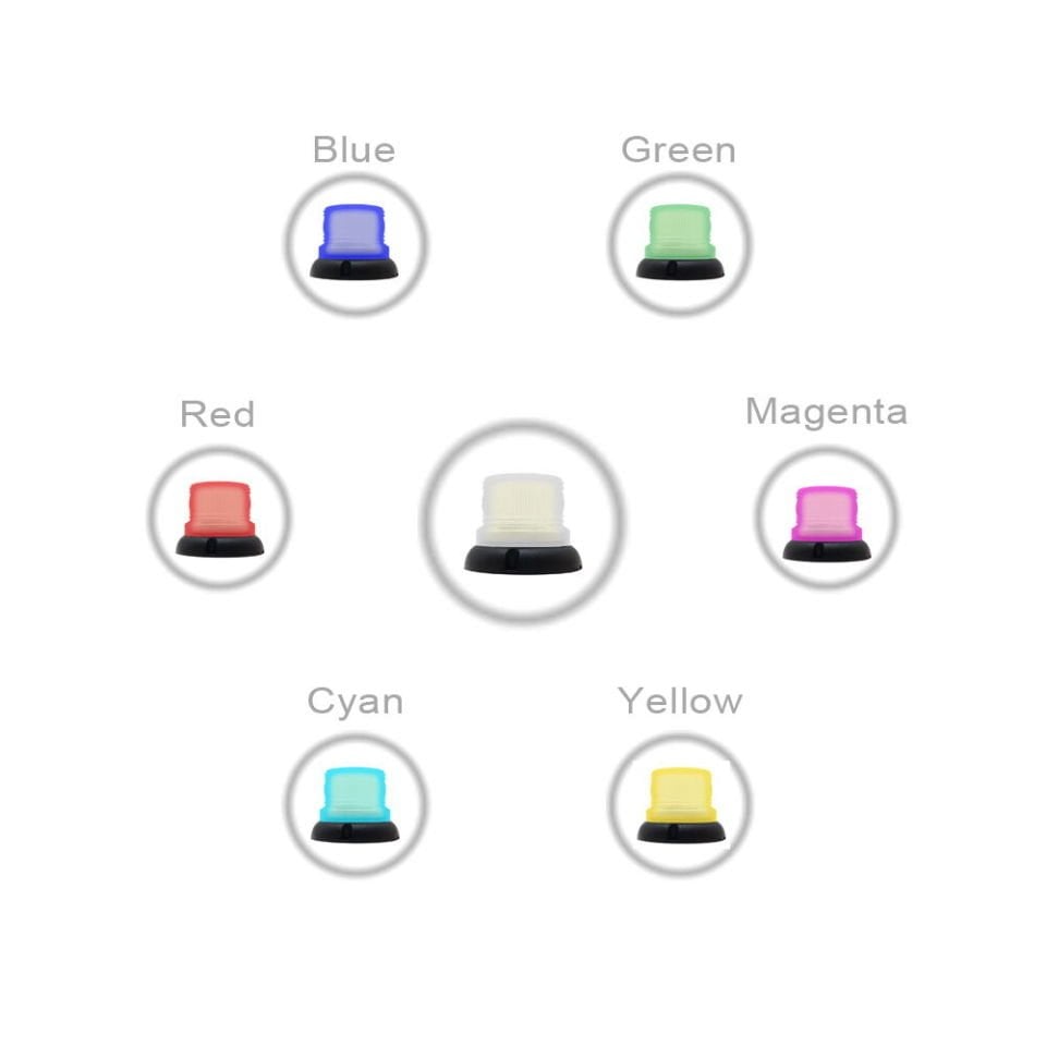 Ø90 RGB LED İKAZ LAMBA BUZZERLI KONTAK TİP MS 755.12-24VAC/DC