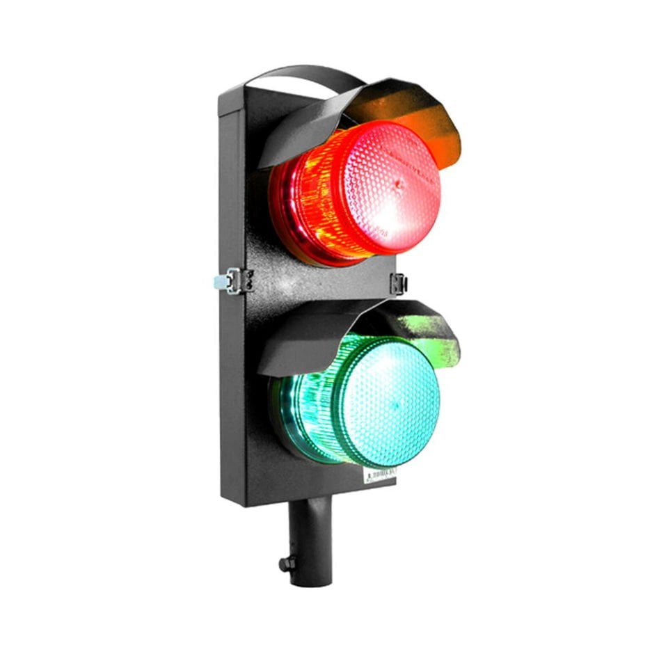 Ø100 İKİLİ MULTİ LED TRAFİK LAMBA MS 8025.1.2.12-24VAC/DC