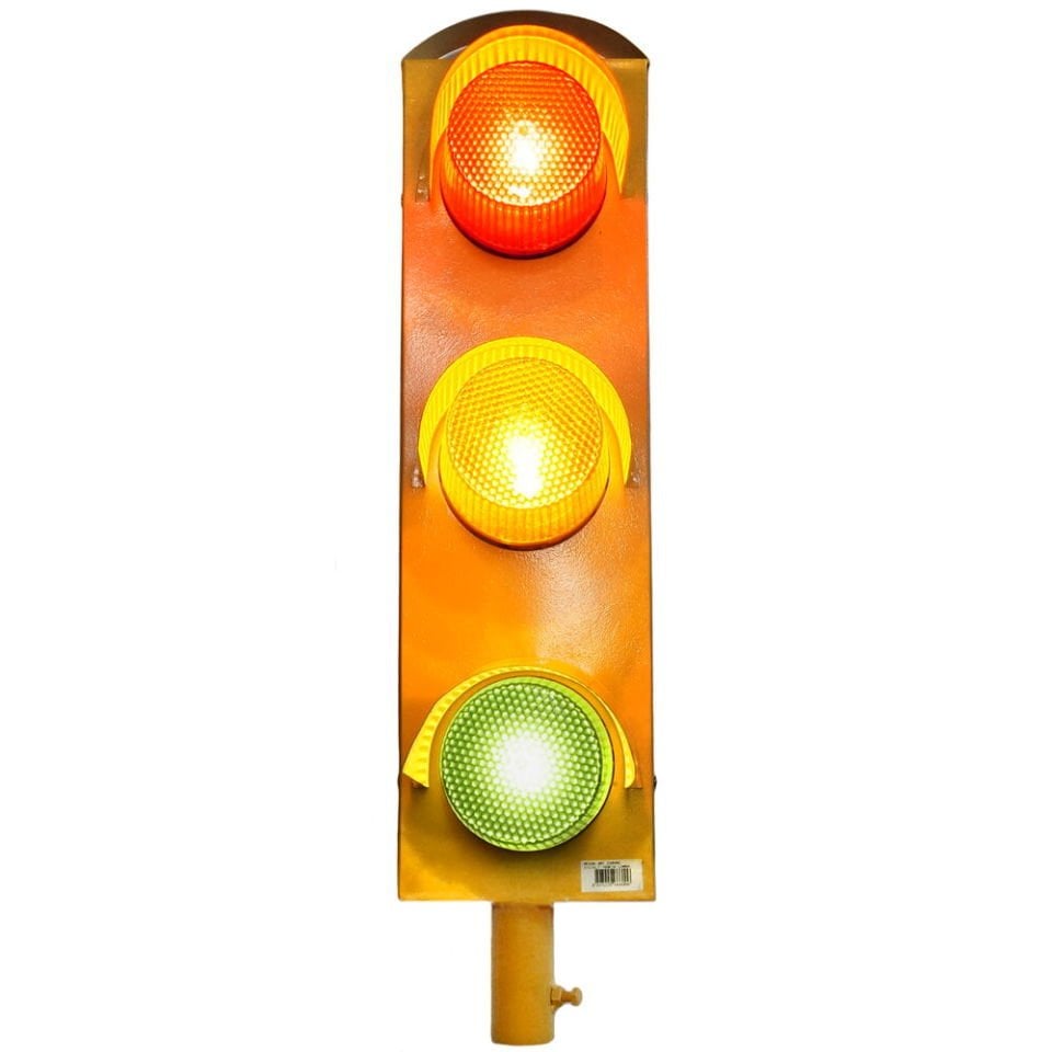 Ø100 ÜÇLÜ MULTİ LED TRAFİK LAMBA MS 8027.1.3.2.12-24VAC/DC