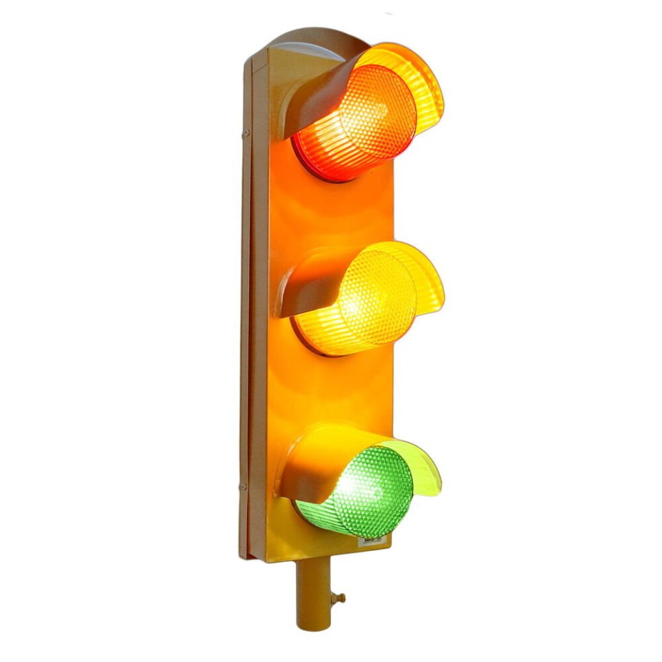 Ø100 ÜÇLÜ MULTİ LED TRAFİK LAMBA MS 8027.1.3.2.12-24VAC/DC