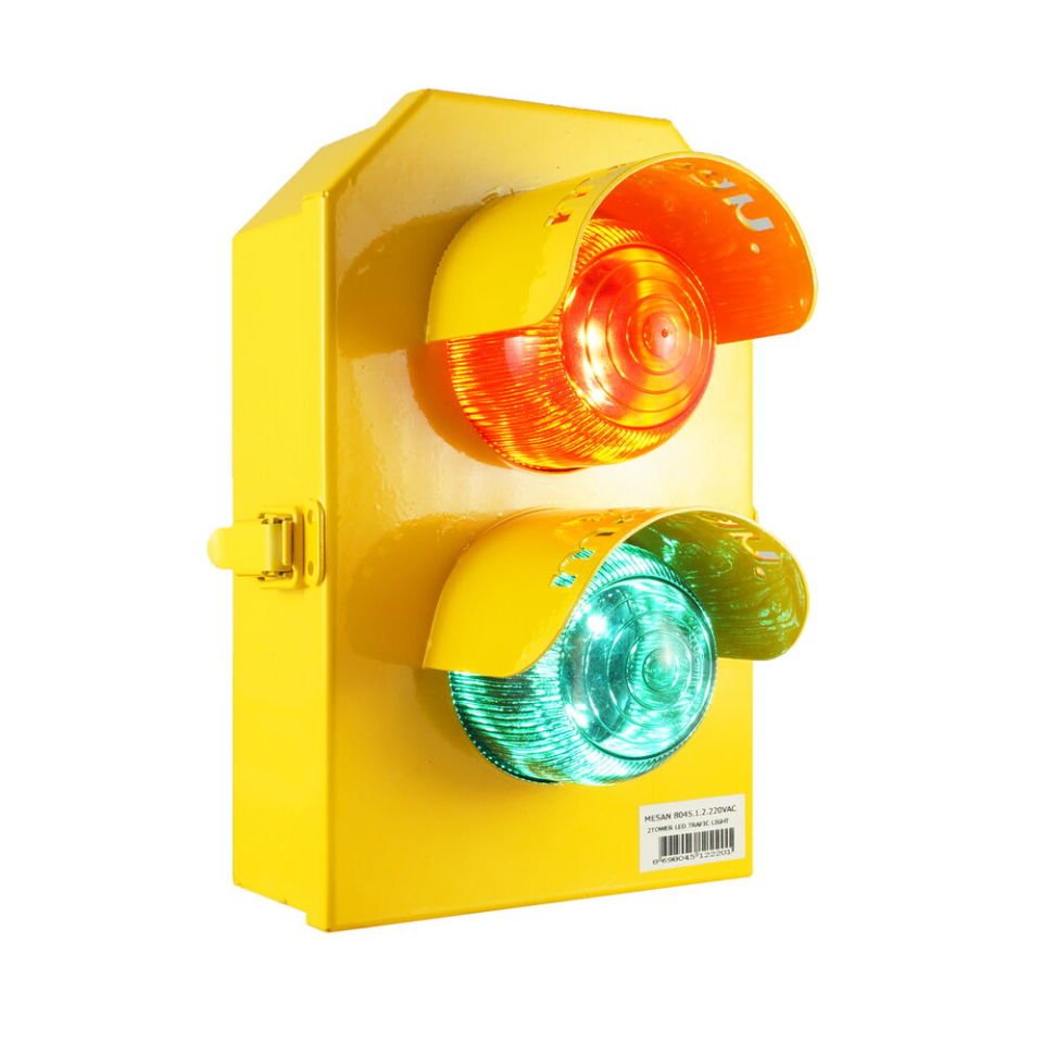 Ø70 İKİLİ MULTİ LED TRAFİK LAMBA MS 8045.1.2.110-220VAC