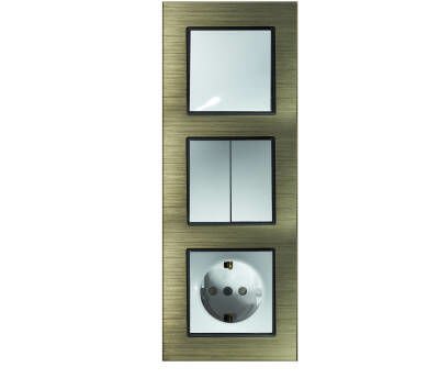 ALG113-71 AsFir Alüminyum Bronz Dikey Üçlü Çerçeve (Mekanizma Hariç)