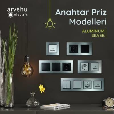 ALG212-71 AsFir Alüminyum Gümüş Dikey İkili Çerçeve (Mekanizma Hariç)