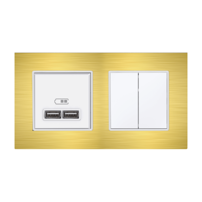 ALG502-21 AsFir Alüminyum Gold İkili Çerçeve (Mekanizma Hariç)