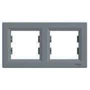 Schneider Electric EPH5800262 Asfora Plus Çelik 2'Li Yatay Çerçeve