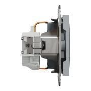 Schneider Electric EPH2900162 Asfora Plus Çelik Topraklı Priz Çerçevesiz
