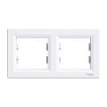 Schneider Electric EPH5800221 Asfora Beyaz 2'Li Yatay Çerçeve