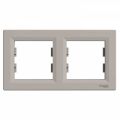 Schneider Electric EPH5800269 Asfora Plus Bronz 2'Li Yatay Çerçeve