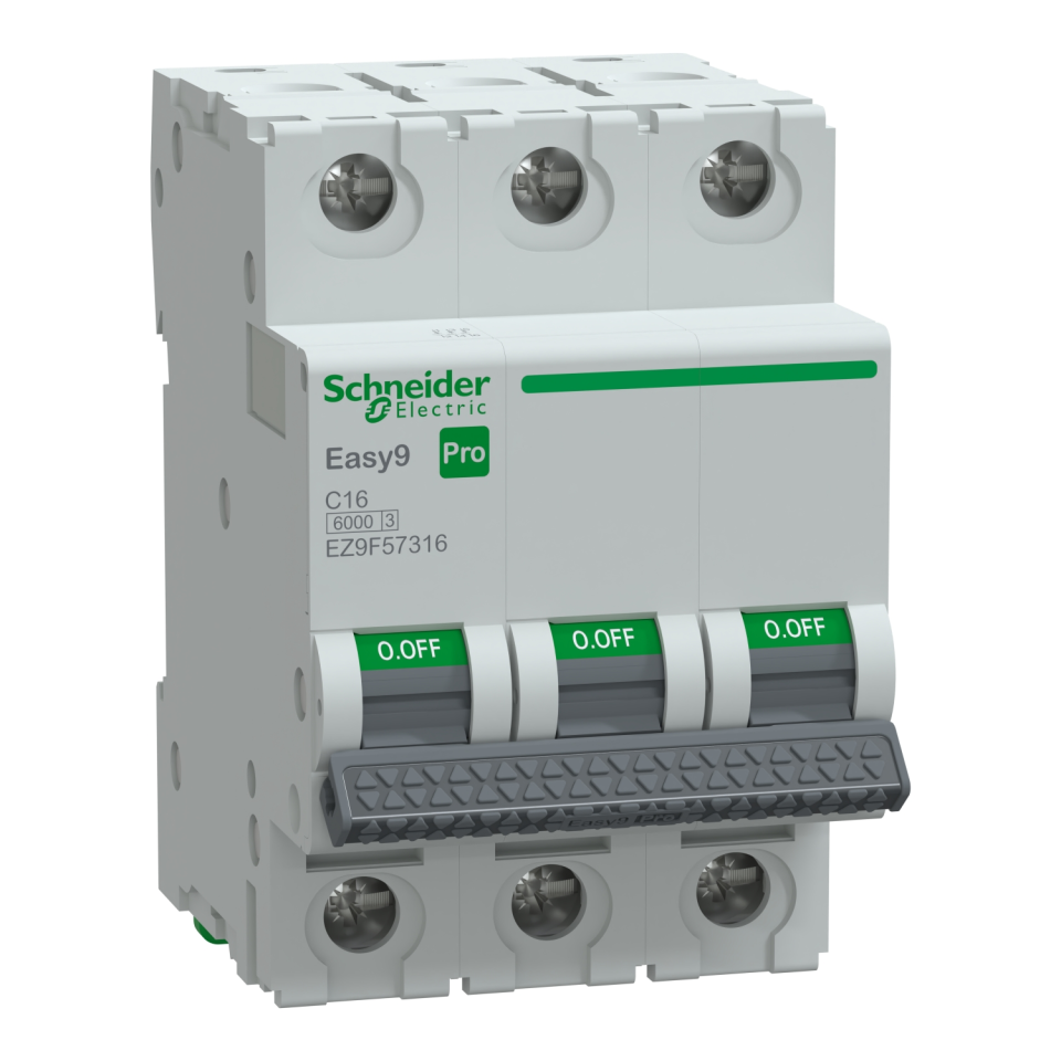 Schneider Electric EZ9F57316 3x16A 6kA C Otomatik Sigorta Easy9 Pro