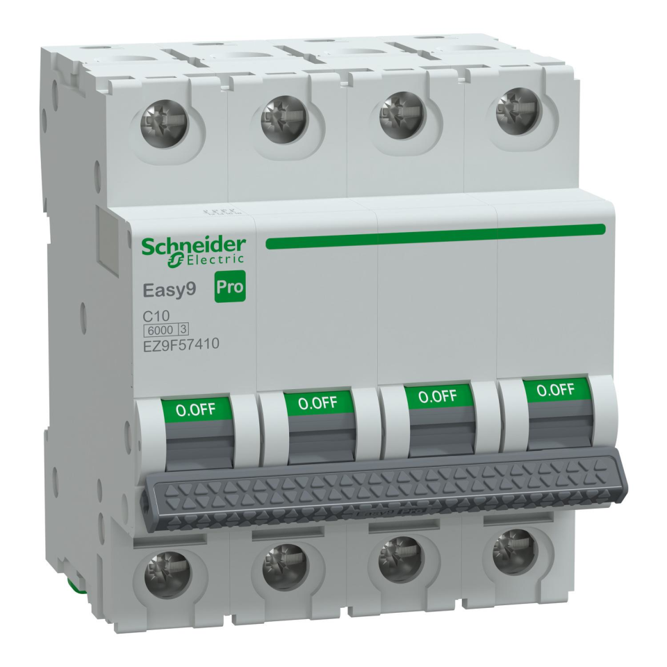 Schneider Electric EZ9F57410 4x10A 6kA C Otomatik Sigorta Easy9 Pro