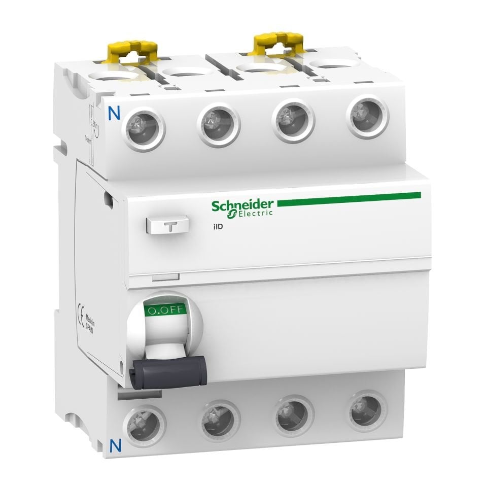 Schneider Electric A9R61463 4x63A 30Ma A-SI Tipi Kaçak Akım Rölesi Acti9