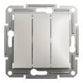 Schneider Electric EPH2100169 Asfora Plus Bronz Üçlü Anahtar Çerçevesiz