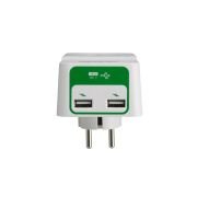 Schneider Electric APC PM1WU2-GR Tekli Akım Korumalı Priz 2 USB'li 2.4A
