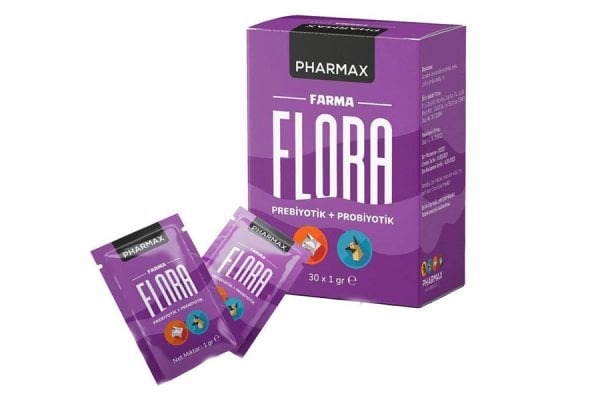 Pharmax Farma Flora Prebiyotik+Probiyotik Kedi Köpek Sindirim Düzenleyici  30x1gr