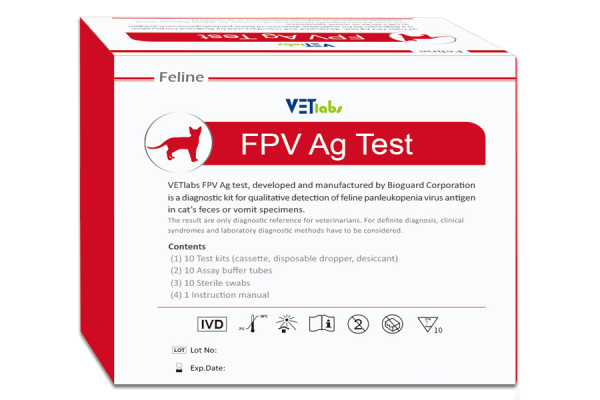 Bioguard FPV Ag Test Panleukopenia Kedi Hızlı Test Kiti