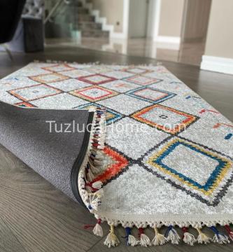 Tuzluca Home Yıkanabilir Dokuma Taban Kilim 0019