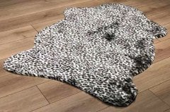 Peluş Halı Leopar Post Kahverengi