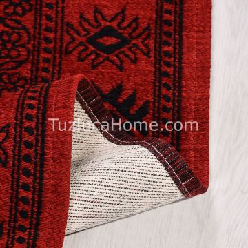 Afgan Klasik Tarz Çamaşır Makinasında Yıkanan Dokuma Kilim 08