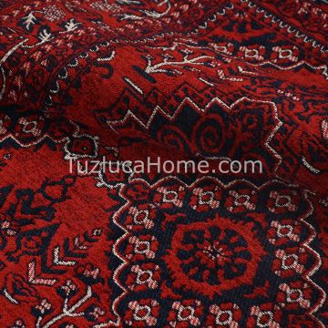 Afgan Klasik Tarz Çamaşır Makinasında Yıkanan Dokuma Kilim 02