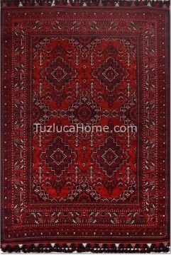 Afgan Klasik Tarz Çamaşır Makinasında Yıkanan Dokuma Kilim 02