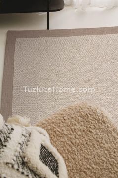 Doğal Jüt İplik Sisal Halı Özel Ölçü 03-201