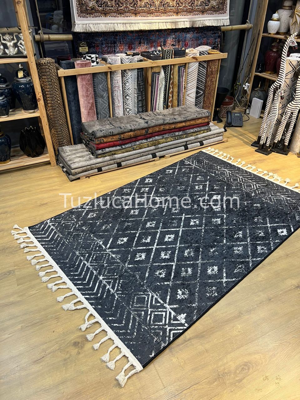 Tuzluca Home Yıkanabilir Dokuma Taban Kilim 0046