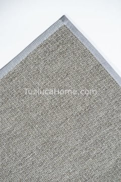Sisal Halı Çerçeve ve Sisal Gri