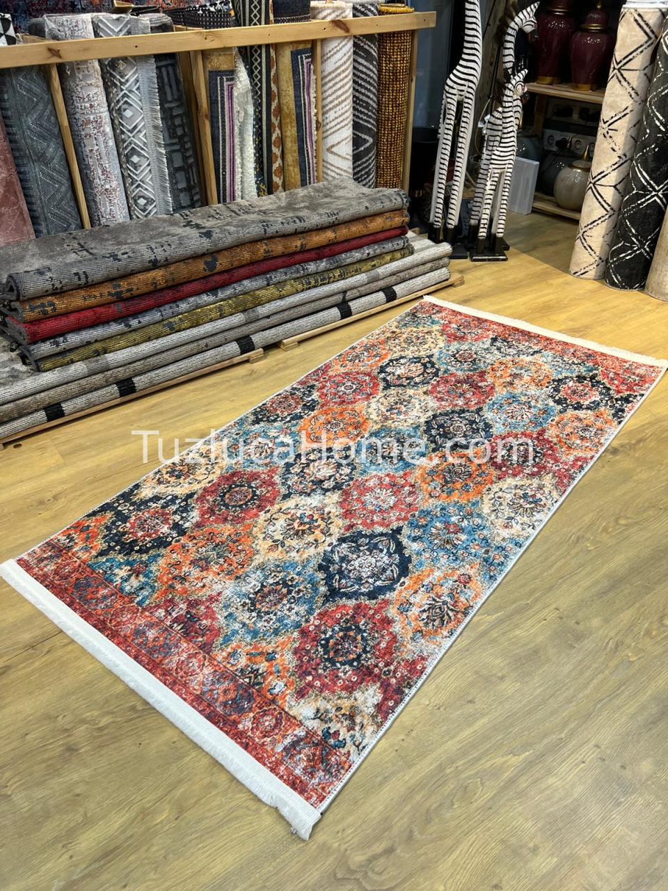 Tuzluca Home Yıkanabilir Dokuma Taban Kilim 0054