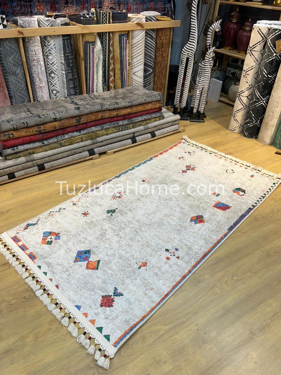 Tuzluca Home Yıkanabilir Dokuma Taban Kilim 0060