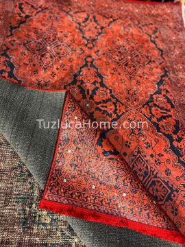 Tuzluca Home Yıkanabilir Dokuma Taban Kilim 0074