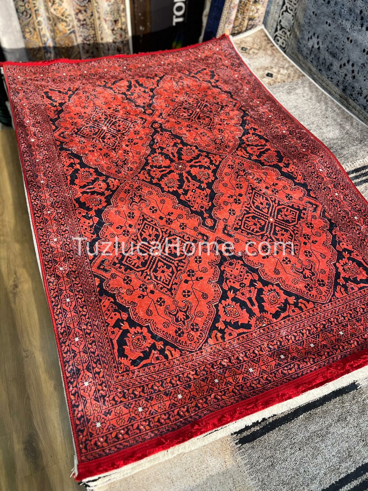 Tuzluca Home Yıkanabilir Dokuma Taban Kilim 0074