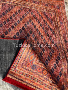 Tuzluca Home Yıkanabilir Dokuma Taban Kilim 0075