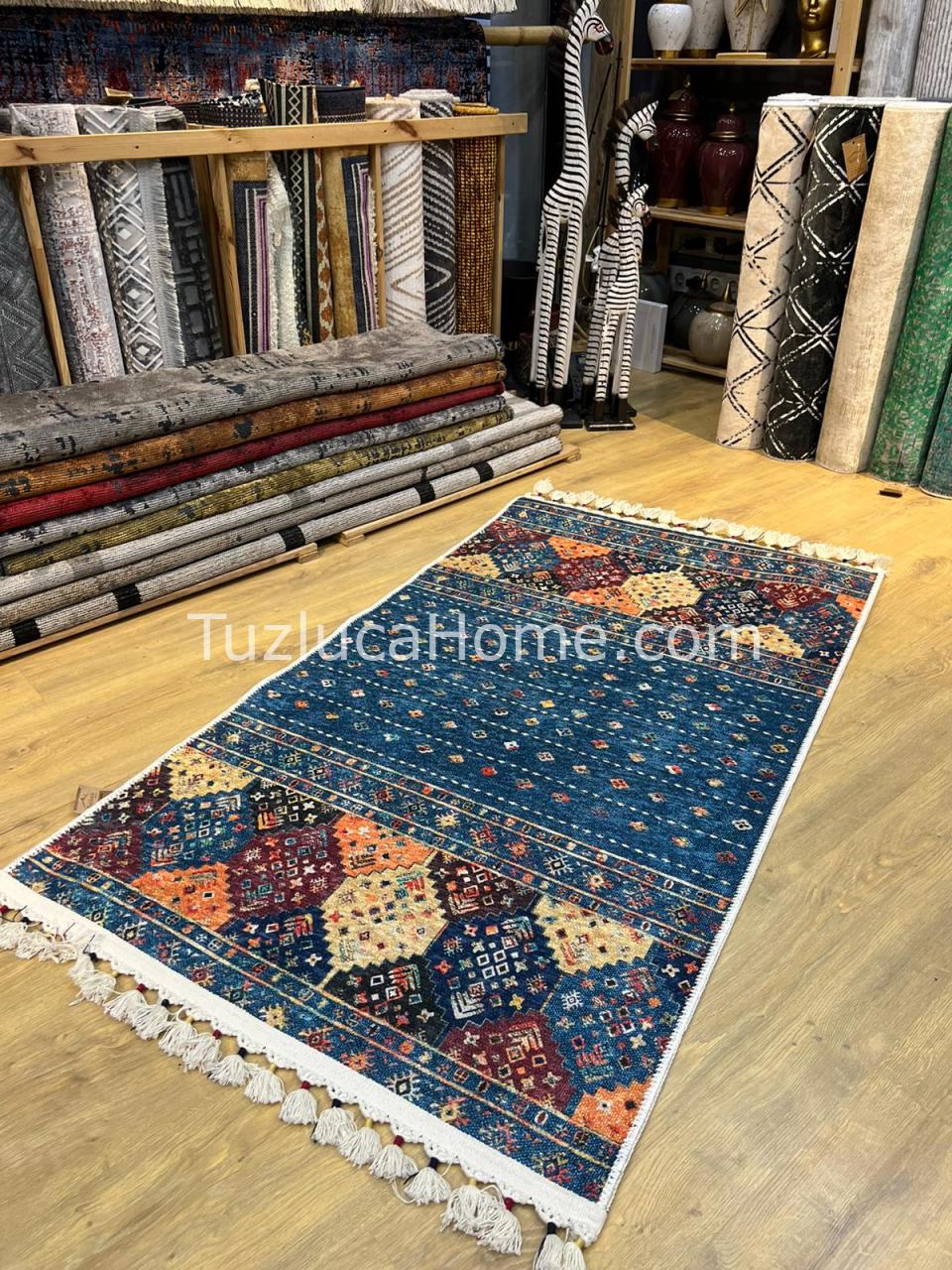 Tuzluca Home Yıkanabilir Dokuma Taban Kilim 0062