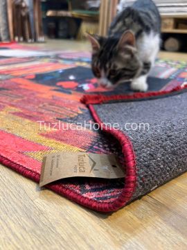 Tuzluca Home Yıkanabilir Dokuma Taban Kilim 0063