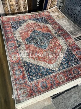 Tuzluca Home Yıkanabilir Dokuma Taban Kilim 0080