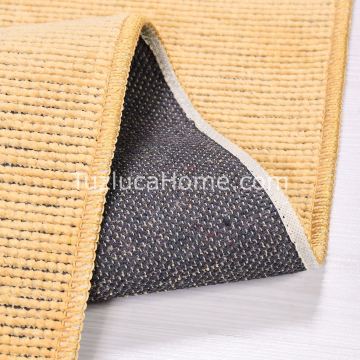 Tuzluca Home Yıkanabilir Sade Dokuma Kilim Özel Ölçü Sarı