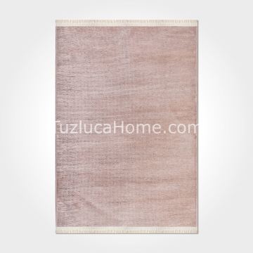 Tuzluca Home Yıkanabilir Sade Dokuma Kilim Özel Ölçü Vizon
