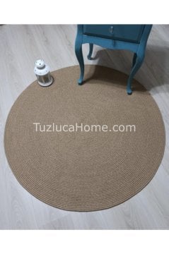 Jüt Halı Doğal El Yapımı Daire  Model:305
