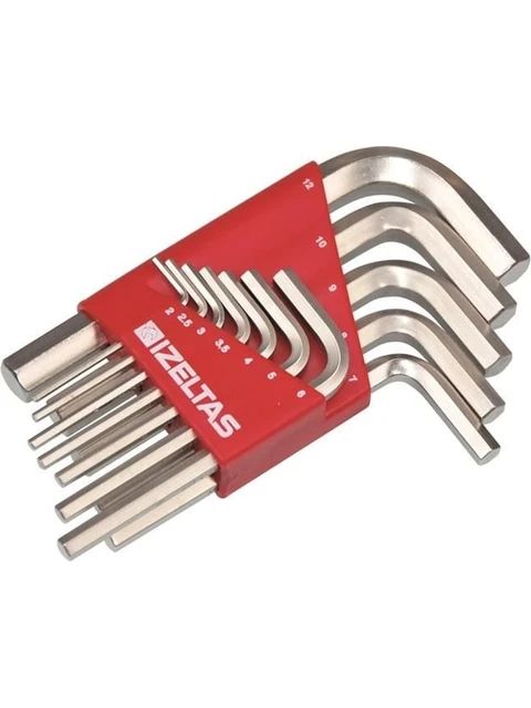 ALLEN ANAHTAR TAKIMI 12 PARÇA KISA