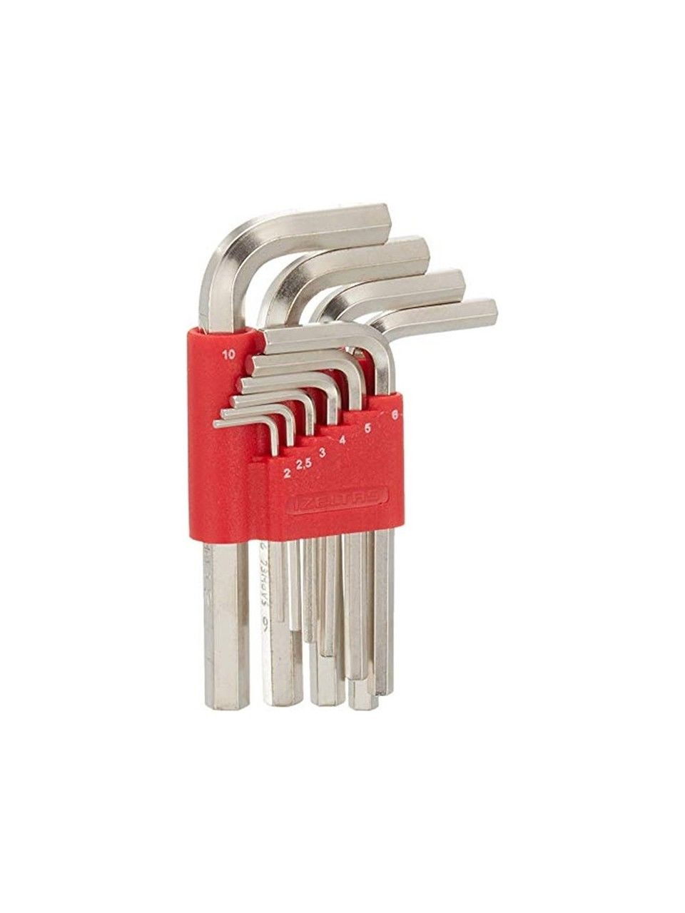 İzeltaş Allen Alyan Anahtar Takım Altı Köşe 10 Parça Kısa Boy