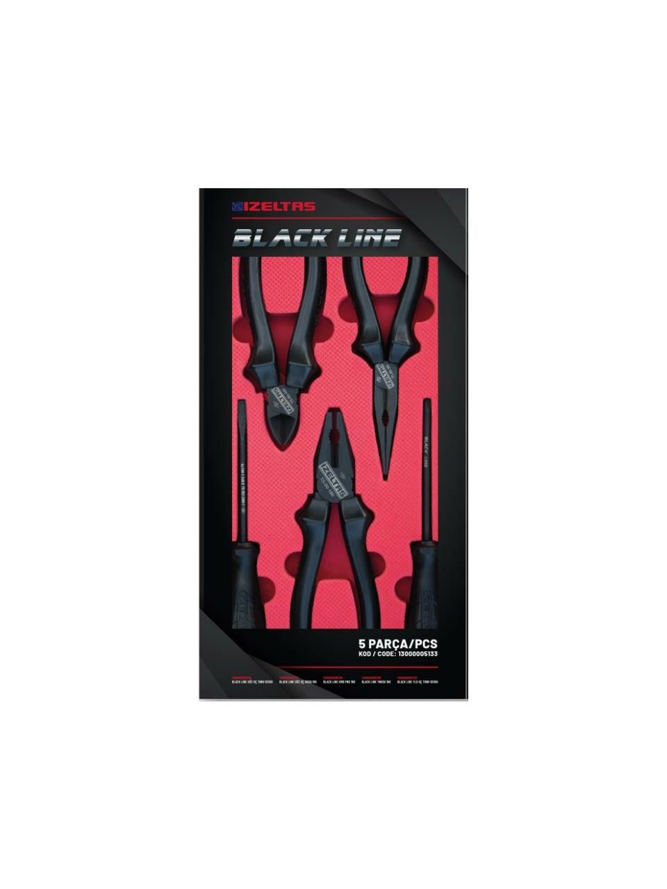İzeltaş Black Line 5 Parça Set 13000005133