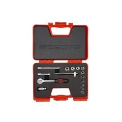 1/4'' ALTI KÖŞE KARBÜRATÖR LOKMA ANAHTAR TAKIMI 15 PARÇA