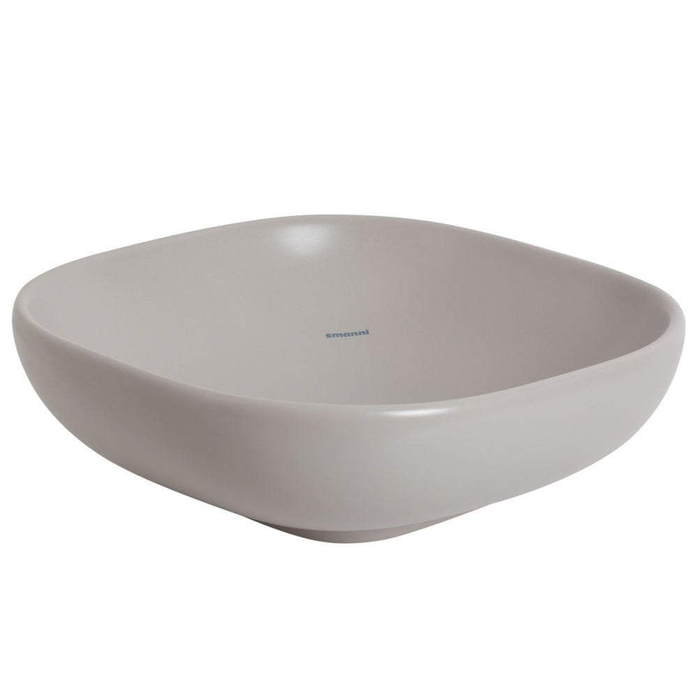 SMANNİ ALYA MAT GRİ  41X41 cm  ALYA TEZGAH ÜSTÜ LAVABO