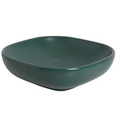 SMANNİ ALYA MAT ZÜMRÜT 41X41 cm ALYA TEZGAH ÜSTÜ LAVABO