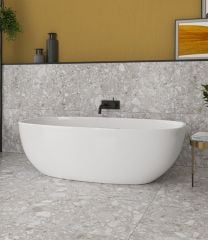 GÜRAL SERAMİK 60X120 CAPELLA DARK GREY MAT REKTİFİYELİ -60X120MAT150